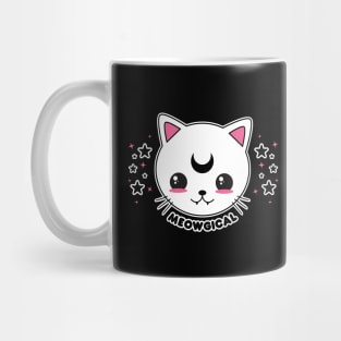 Kawaii Goth Cat Meowgical Mug